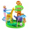 Tobogan Constructie Copii cu Animale Magnetice, 25cm - Joc Educativ, Distractie si Aventura! Cadou Ideal