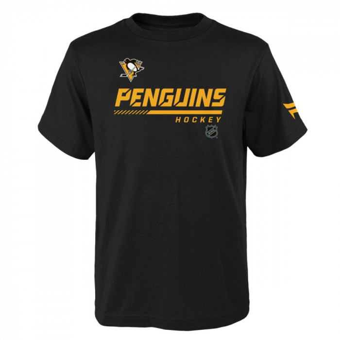 Pittsburgh Penguins tricou de copii Authentic Pro Performance black - Dětsk&eacute; XL (14 - 16 let)