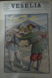 Ziarul Veselia : &Icirc;MPĂCAREA RUSO - JAPONEZĂ - gravură, 1904