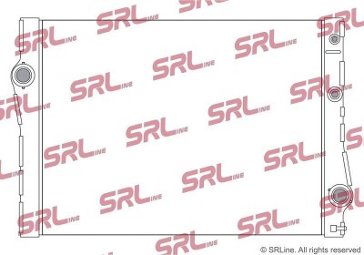 Radiator Bmw X5 E70 13, X5 F15, X6 E71 14, X6 F16, motor: 3.0 d, 3.0 R6 T, intrare/iesire conectare rapida, 581x442x40, SRLine, miez si rezervor din foto