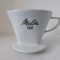Melitta 102 filtru cafea, de portelan, vintage