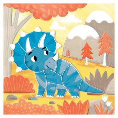 Cartea mea cu stickere - Dinozauri prietenosi