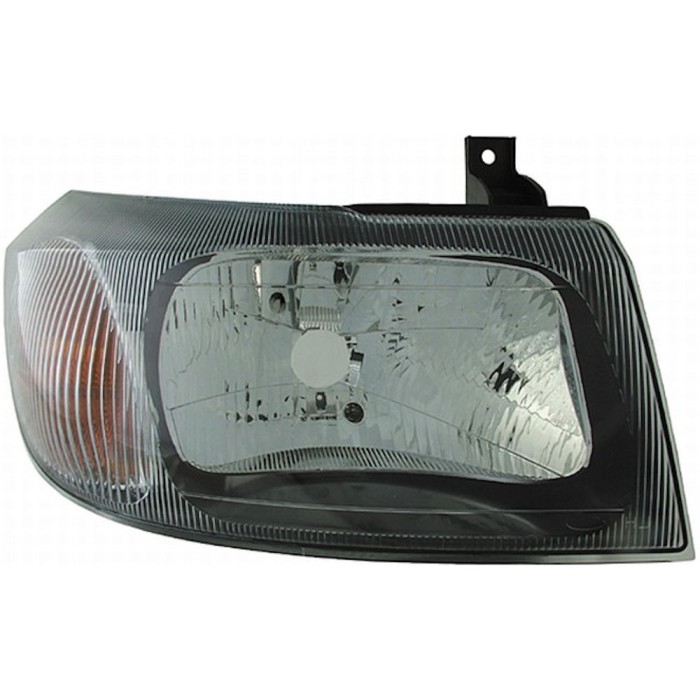 Far Ford Transit 01.2002-04.2006, partea Stanga, electric, tip bec H4, cu motoras, reflector negru, Best Auto Vest
