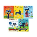 Pete the Cat Series 5 Books Collection Set, Eric Litwin, James Dean