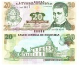 Honduras 20 Lempiras 2014 UNC Bancnota Straina America