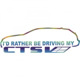 Cumpara ieftin Stickere Cadillac I D Rather Be Driving My VTS V