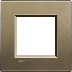 Rama Ornament 2M metal Living Light Bticino Square LNA4802SQ