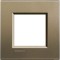 Rama Ornament 2M metal Living Light Bticino Square LNA4802SQ