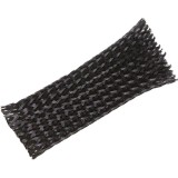 Tresa protectie cabluri tip piele de sarpe 13-30 mm, negru, 1 m