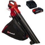 Einhell VENTURRO 18/210 PXC + Starter Kit - Suflanta de gradina 180 m3/h + Set 1 acumulator si incarcator Li-Ion 18 V 2.5 Ah