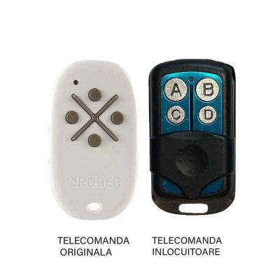 Telecomanda poarta garaj de 2 si 4 canale cod fix 433.92MHz Roger M80 compatibila cu originalul (846) foto
