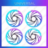 Lumini ambientale RGB pentru difuzoare auto 6.5 inch, universale