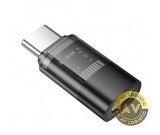 Adaptor Date si Incarcare Lightning - USB-C HOCO UA36D Negru