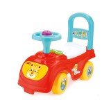 Masinuta cu claxon, Ride On, volan si telefon, Rosie, ATU-086506, Plastic, Rosu, Oem