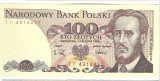 Bancnota 100 zloti 1988, UNC - Polonia