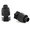 Dop pentru banda pentru irigatii prin picurare, D 17 mm, negru, polipropilena, set 2 buc