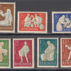 ROMANIA 1960 LP 511 VITICULTURA SERIE MNH