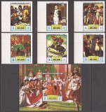 UMM AL QIWAIN 1972 PICTURA NAPOLEON (serie + colita ndt.) MNH