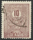 EROARE TAXA DE PLATA / TIMBRU DE AJUTOR 1920, Stampilat