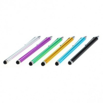 6x Soft Tip Touchscreen Stylus Multicolor foto