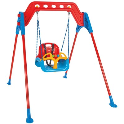 Leagan pentru copii Pilsan Samba A-Frame Swing cu cadru metalic foto