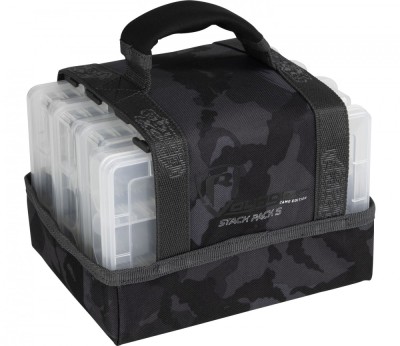 GEANTA SPINNING FOX RAGE CAMO STACK PACK MEDIUM + 4 CUTII NALUCI foto