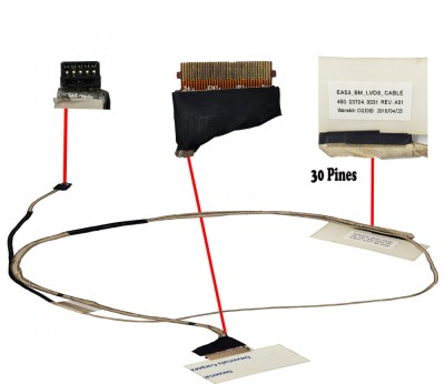 Cablu video LVDS Laptop, Packard Bell EasyNote TE70BH, TG71BM, TG81BA, TG83BA, 450.03704.0031, EA53 BM LVDS Cable foto