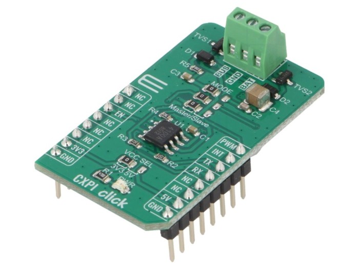 Click board modul comunicare PWM UART