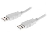 Cablu USB 2.0 USB A 1m Gri, Bq Cable