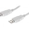 Cablu USB 2.0 A-A 1.8m Gri