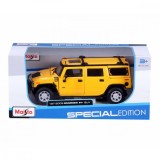 Masinuta Maisto Hummer H2, galben, 1:27