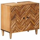 vidaXL Dulap de chiuvetă Maro 62 x 33 x 58 cm Lemn de mango solid 4018935
