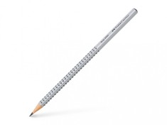 Creion grafit 2B Faber-Castell 2001, triunghiular, cu grip moale