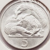 2719 San Marino 5 Lire 1975 Animals Series - European Hedgehog km 42