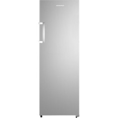 Congelator Heinner HFF-HS240NFXE++, 240 l, No Frost, 5 sertare, 2 compartimente cu rafturi sticla, Control electronic, H 172 cm, Clasa E, Inox