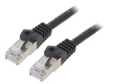 Patch Cord Ethernet Negru 3m RJ45 Cat6