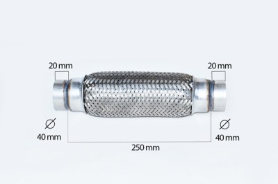 Racord Flexibil Inner &amp;amp; Outer Braid (B) 40X200 Mm 85558 FL 76405 foto