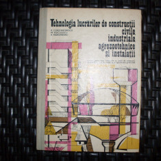 Tehnologia Lucrarilor De Constructii Civile , Industriale, Ag - R. Constantinescu, M. Voiculescu ,551943