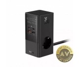 Incarcator Retea Baseus PowerCombo 35W 5A 2 x USB-A - 2 x USB-C - 3 x Schuko Negru Resigilat E00023606113-00