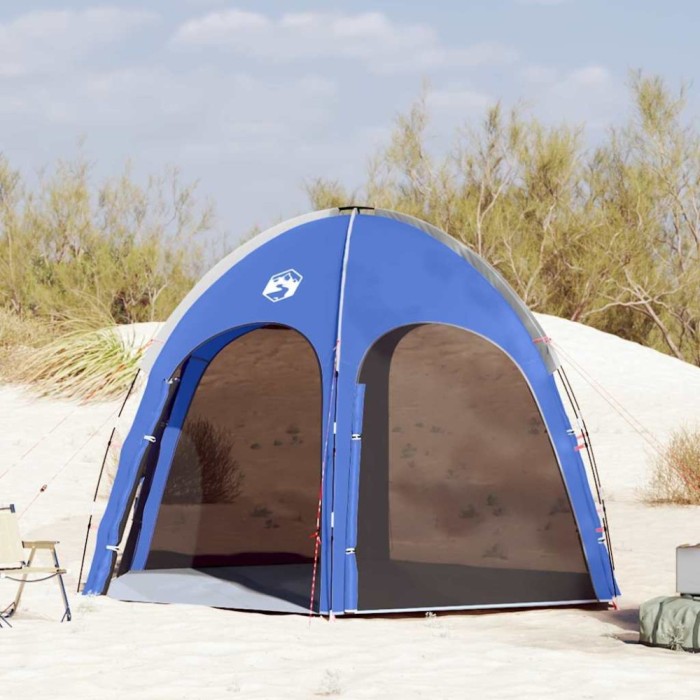 vidaXL Cort de piscină albastru azur 366 x 305 x 231 cm Poliester