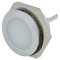 Lumină de Control LED Albă 24-28V IP67 &Oslash;22mm Metalică
