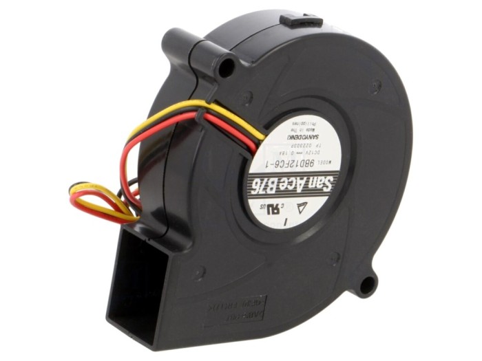 Ventilator DC Blower 12V 76x20mm