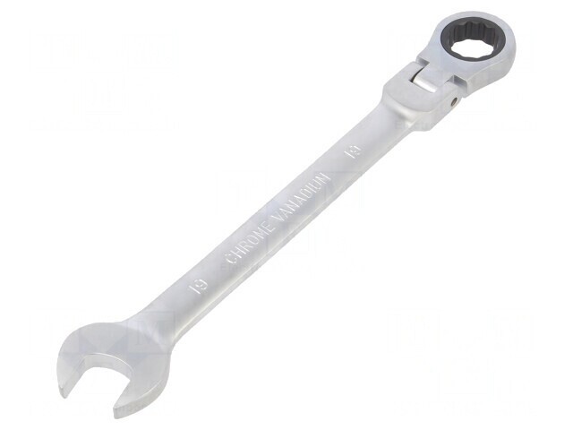 Cheie combinată cu articulație 19mm satinate