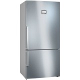 Combina frigorifica Bosch KGN86AIDR, 631 l, NoFrost, PerfectFit, Iluminare LED, Clasa D, H 186 cm, Inox AntiAmprenta