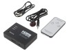 Savio Switch HDMI FullHD 1080p, Negru, 3x Intrare HDMI, cu Telecomanda si Receptor IR