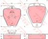 Set placute frana,frana disc AUDI A4 (8D2, B5) (1994 - 2001) TRW GDB1323