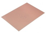 Placă laminată aluminiu 1,5mm cu acoperire cupru 244mm x 170mm