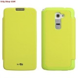 Husa Mercury Techno Flip LG G2 F320 Lime Blister, Cu clapeta, Piele Ecologica