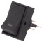 Comutator Rocker ON-OFF LED Portocaliu 25A 12V