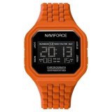 Ceas Barbati Naviforce 7116 Portocaliu , Design Military, Functii Multiple, Alarma, Rezistent la Apa 3ATM